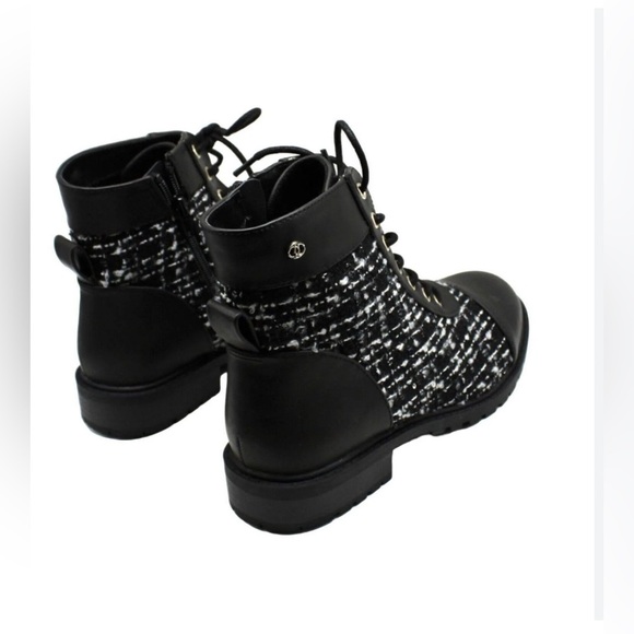 Charter Club Vandelle Womens Zip up Ankle Combat & Lace-up Boots, - Picture 4 of 12